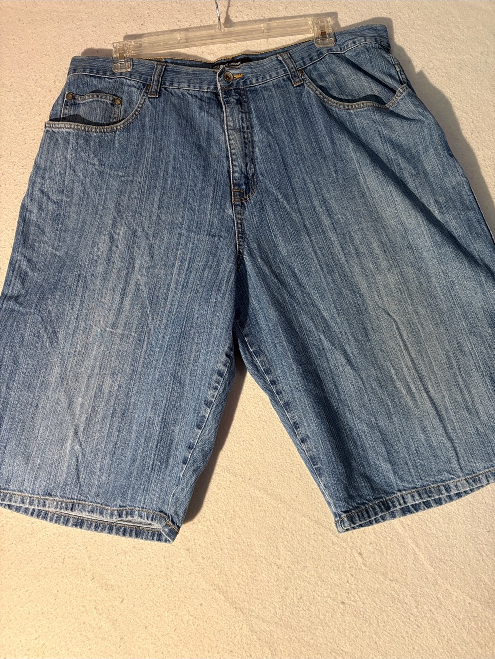 Rocawear Denim Jorts Mens 42W Baggy Y2K Hip Hop 2000s Skater Streetwear